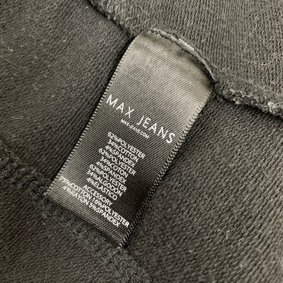 Max Jeans Black Waterfall Cardigan Size Small - Picture 5 of 5